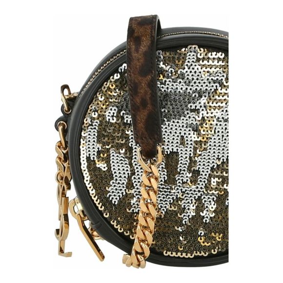 Saint Laurent Small Bubble Sequin Crossbody Bag Womens - Picture 3 of 5